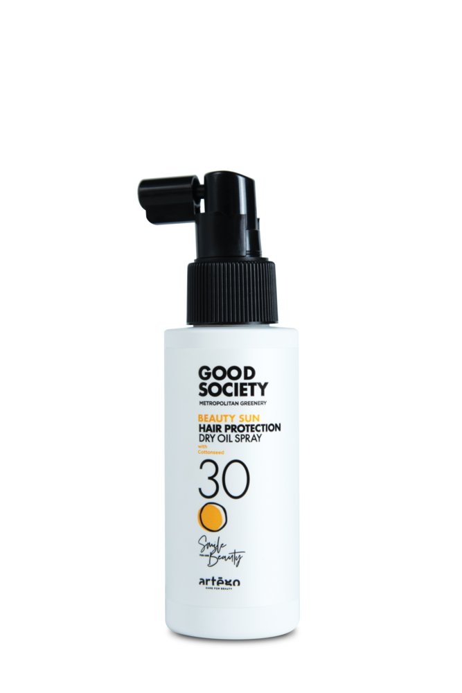 01-130110 GOOD SOCIETY 30 BEAUTY SUN HAIR PROTECTION DRY OIL SPRAY 100ML